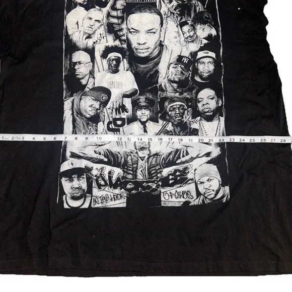 Vintage Hip Hop Rap Legends Tee Tupac, Biggie, Ice Cube, 90s/Y2k 5XL Shirt - Picture 4 of 6
